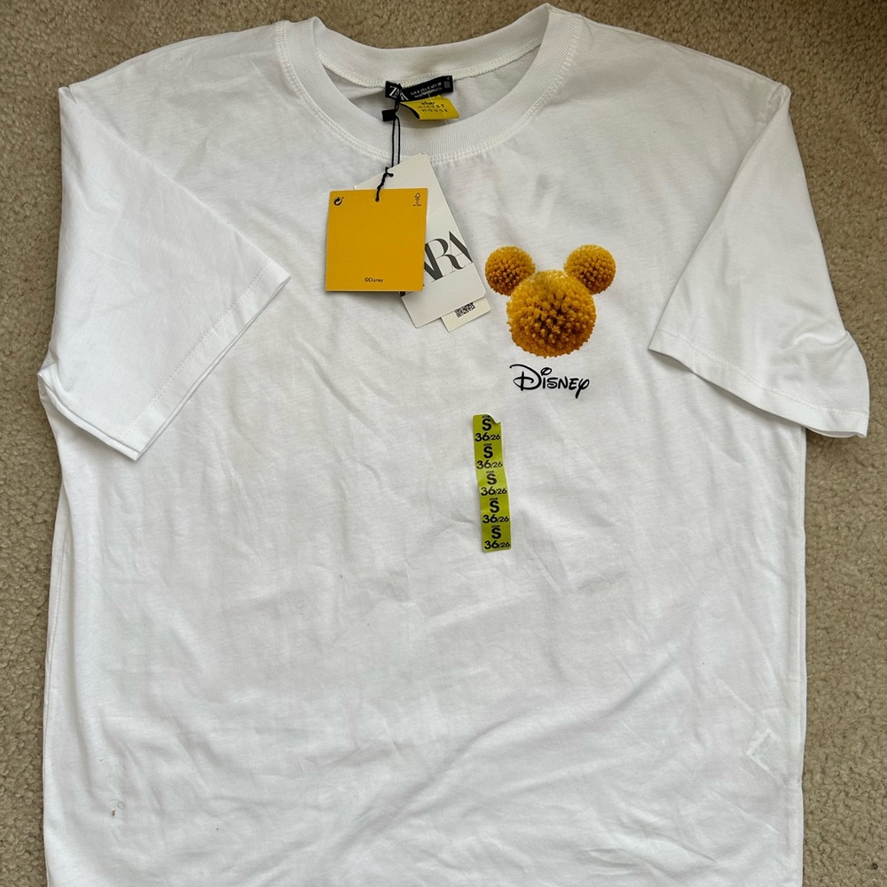 Zara Disney Mickey flower tee